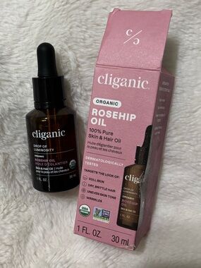 Cliganic Drop of Luminosity Rosehip Oil - Brown Bottle